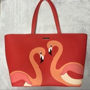RARE Kate Spade Flamingo Jules Tote Bag